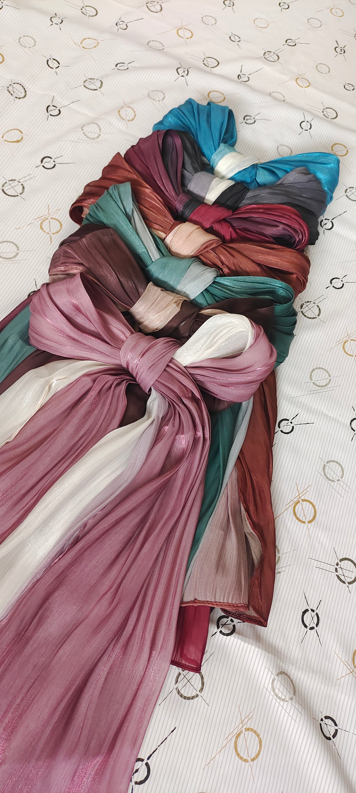 Organza Ombre Hijab – Rose Blush | Lightweight, Elegant & Flowy