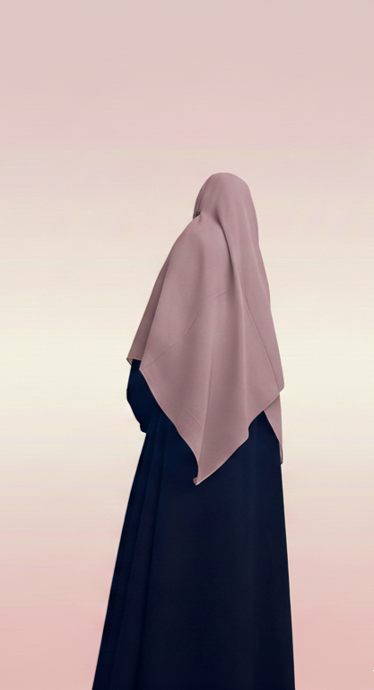 Zera Stretch Cotton Hijab – Dusty Rose (2m)
