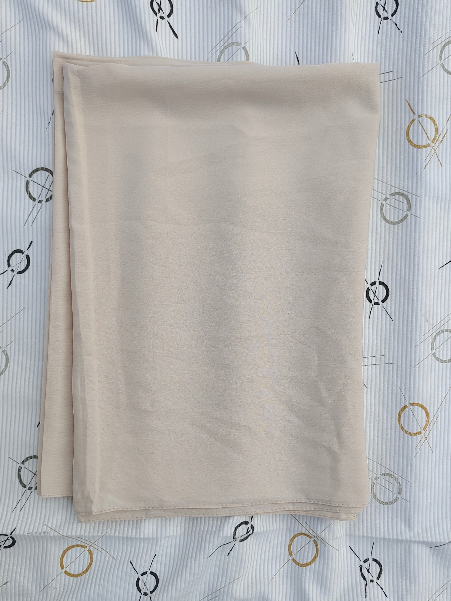 Zera Stretch Cotton Hijab – Sand Beige (2m)
