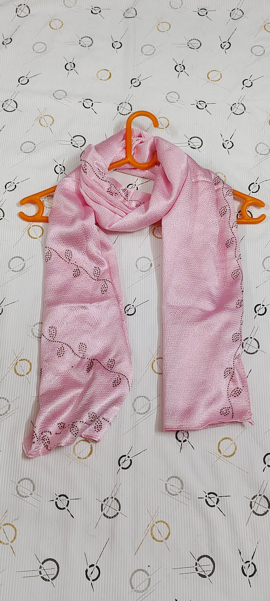 Concept Bubble Satin DMC Hijab ~Rose Quartz | Soft Satin with Elegant Fall