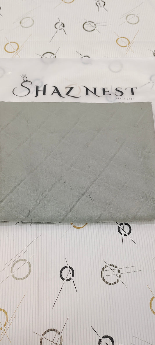 Modal Cotton Crush Hijab – 2 Meter | Sage Grey