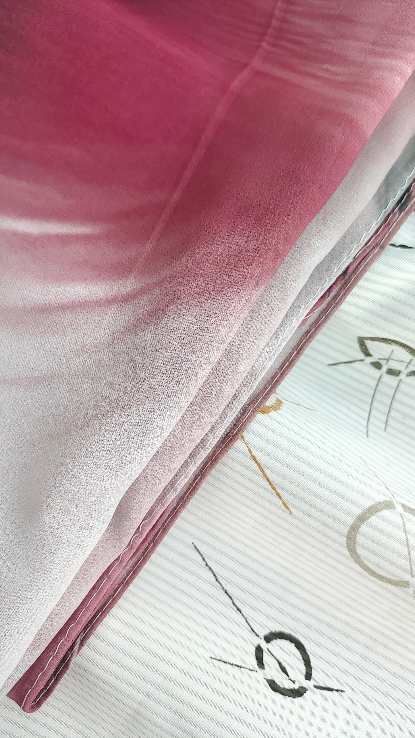 Blush Rose – Malaysian Printed Heavy Chiffon Hijab (2m)