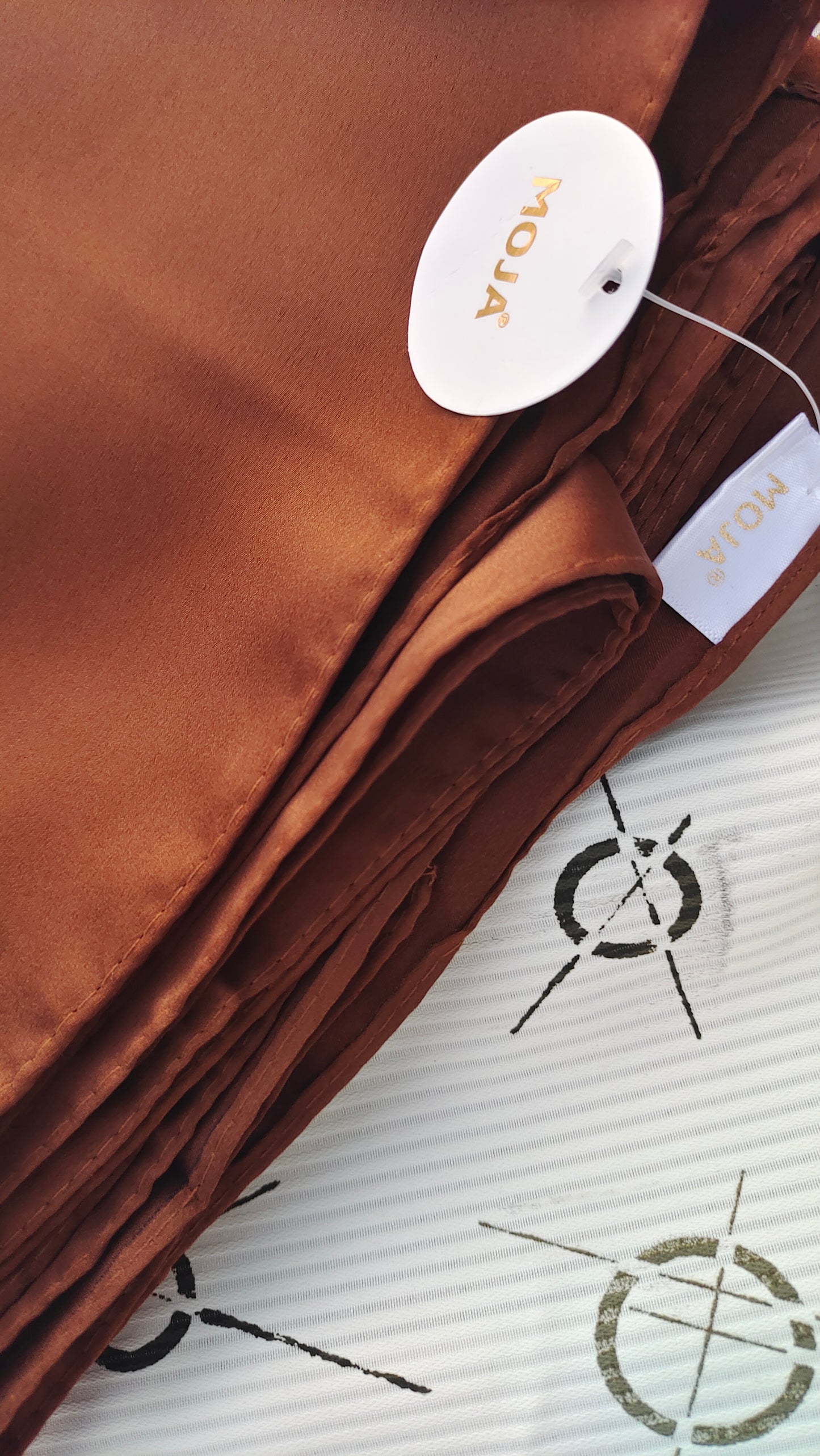 Moja Matte Satin Hijab – Copper Rust (2m)