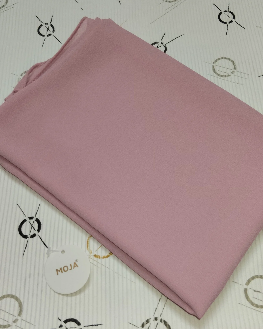 MOJA Malaysian Heavy Chiffon / Georgette Hijab – Valentine [2m Big Size]