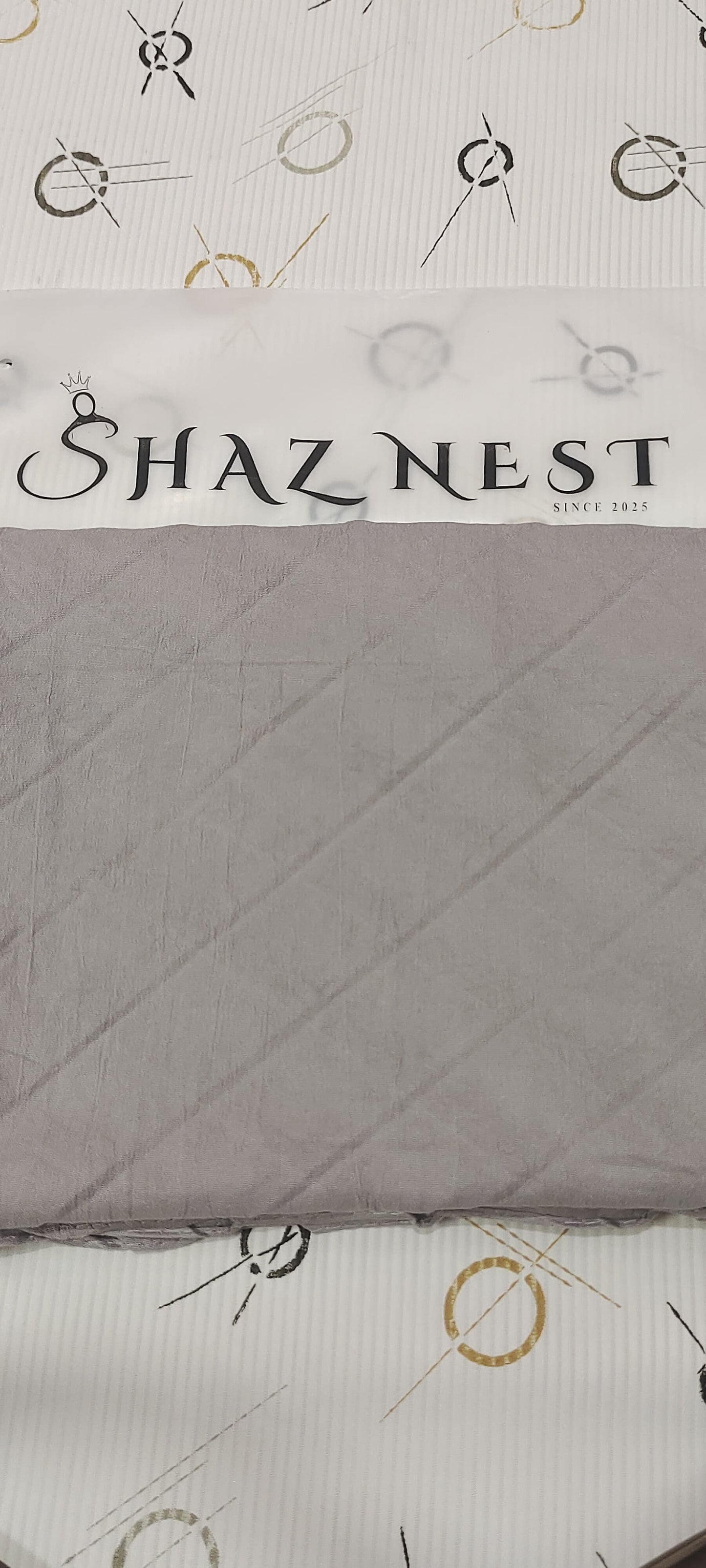 Modal Cotton Crush Hijab – 2 Meter | Ash Grey