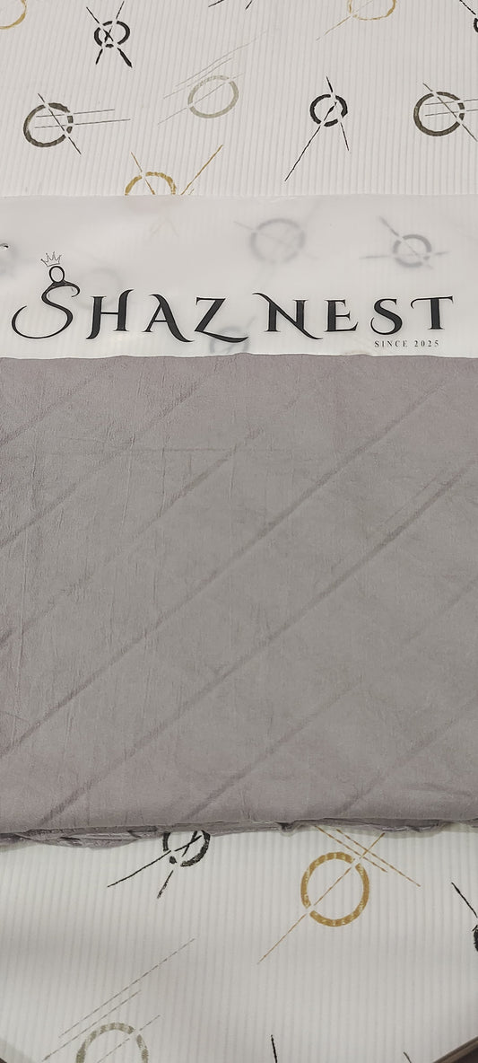 Modal Cotton Crush Hijab – 2 Meter | Ash Grey