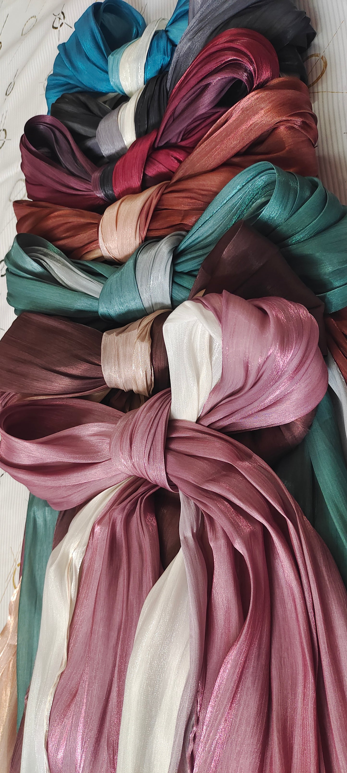 Organza Ombre Hijab – Rose Blush | Lightweight, Elegant & Flowy