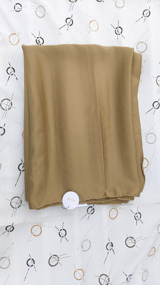 Moja Matte Satin Hijab – Mustard Gold (2m)