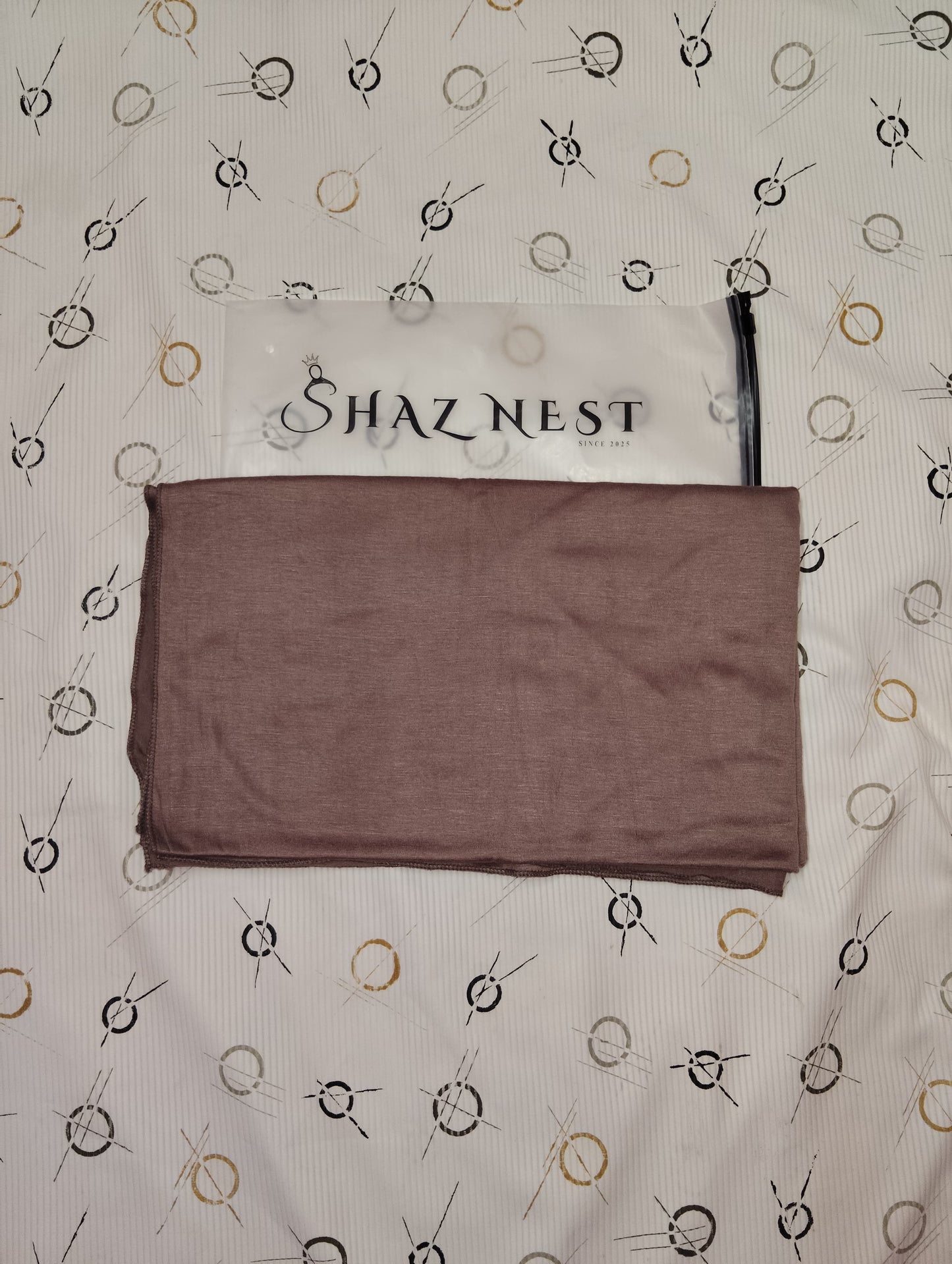 Moja Turkey Jersey Hijab – Mocha Brown  | Soft Stretch Premium Hijab