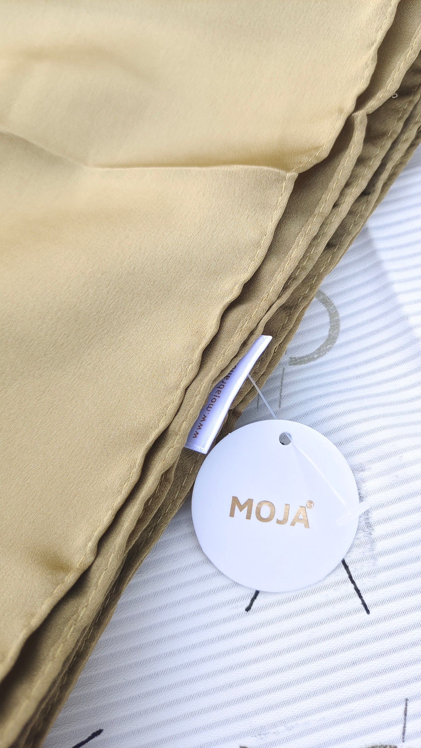 Moja Matte Satin Hijab – Mustard Gold (2m)