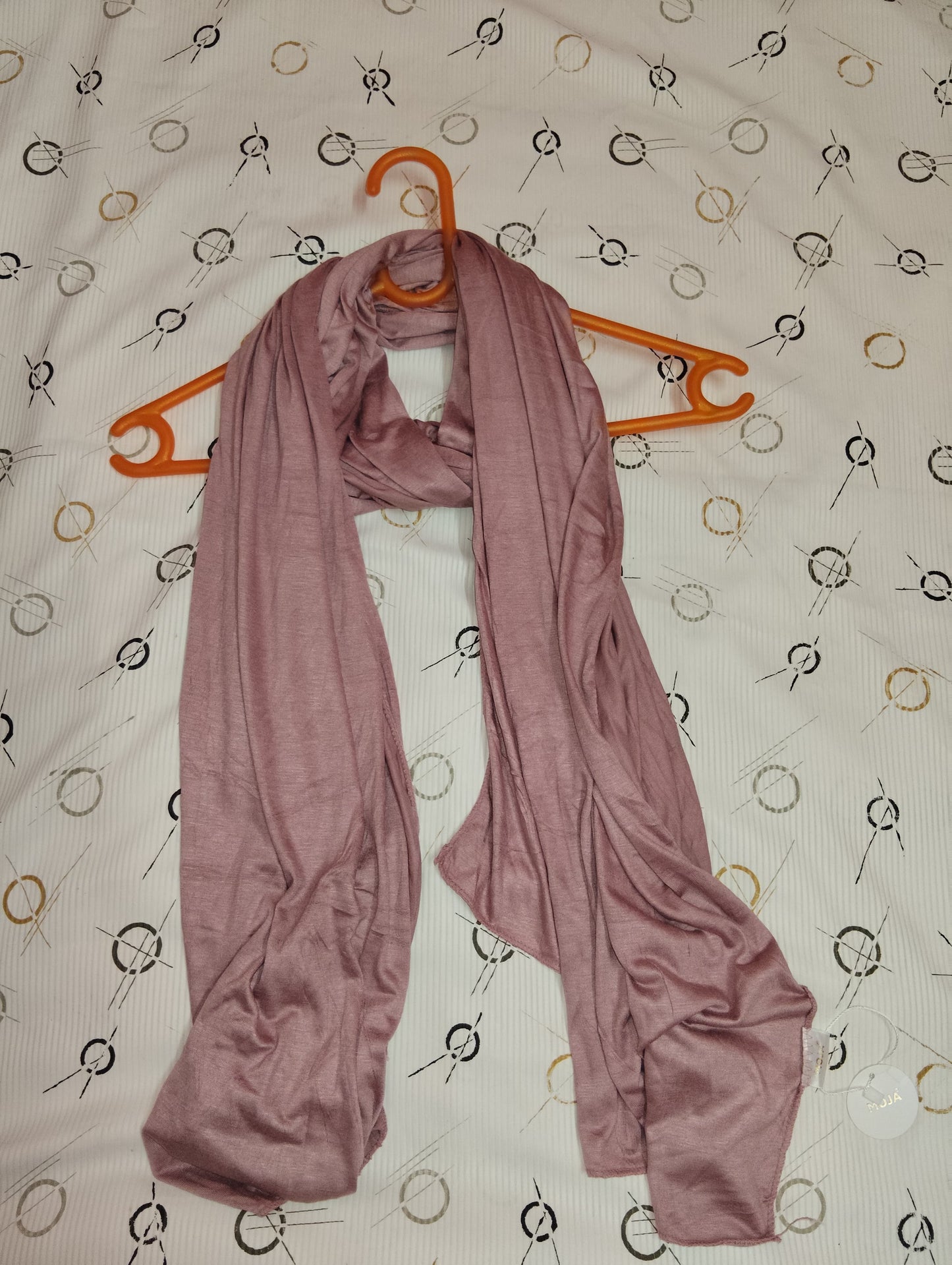 Moja Turkey Jersey Hijab – Soft Blush Pink  | 186 × 75 cm (1.86 m)