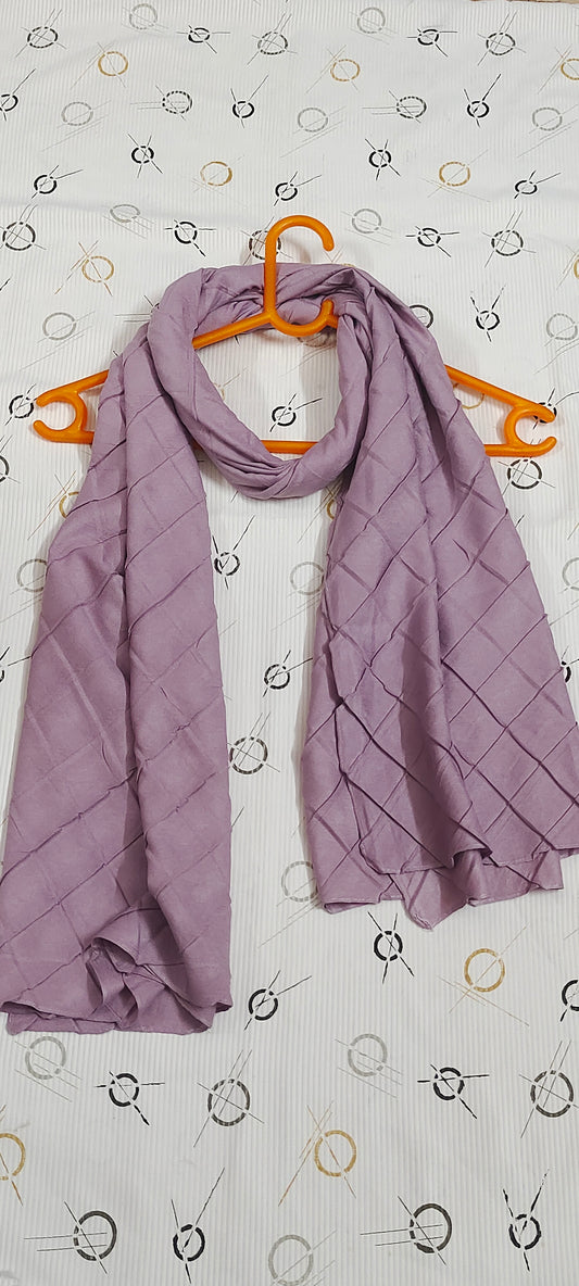 Modal Cotton Crush Hijab – 2 Meter | Mauve Blush