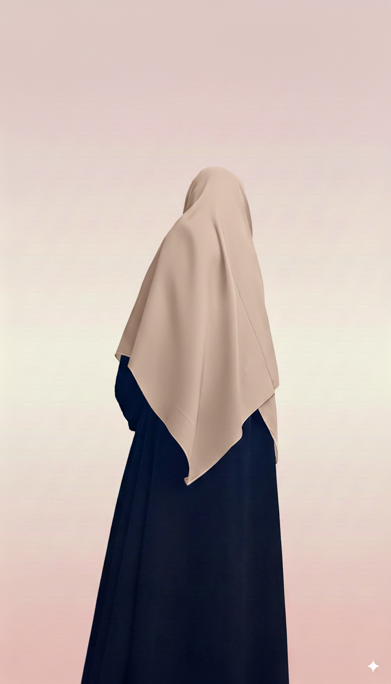 Moja Matte Satin Hijab – Cool Grey (2m)