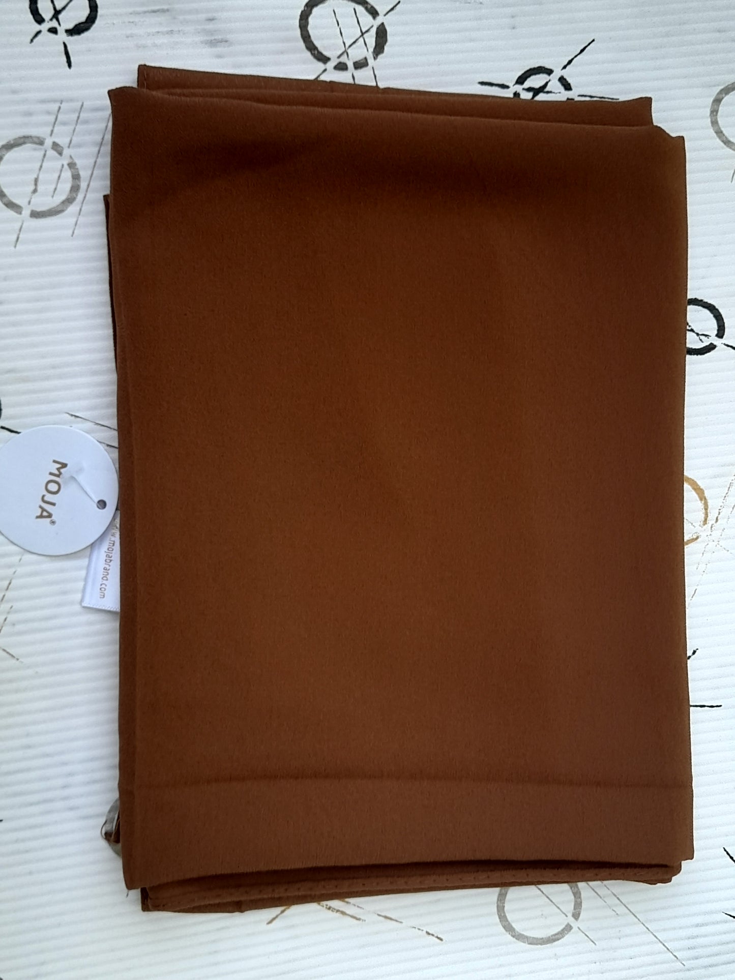 Moja Georgette/Chiffon Hijab – Chocolat | Lightweight, Flowing & Elegant