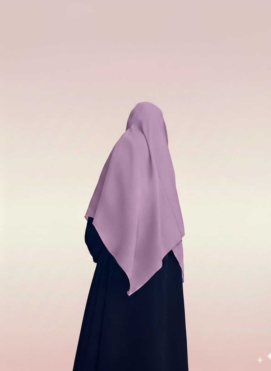 Moja Matte Satin Hijab – Lavender (2m)