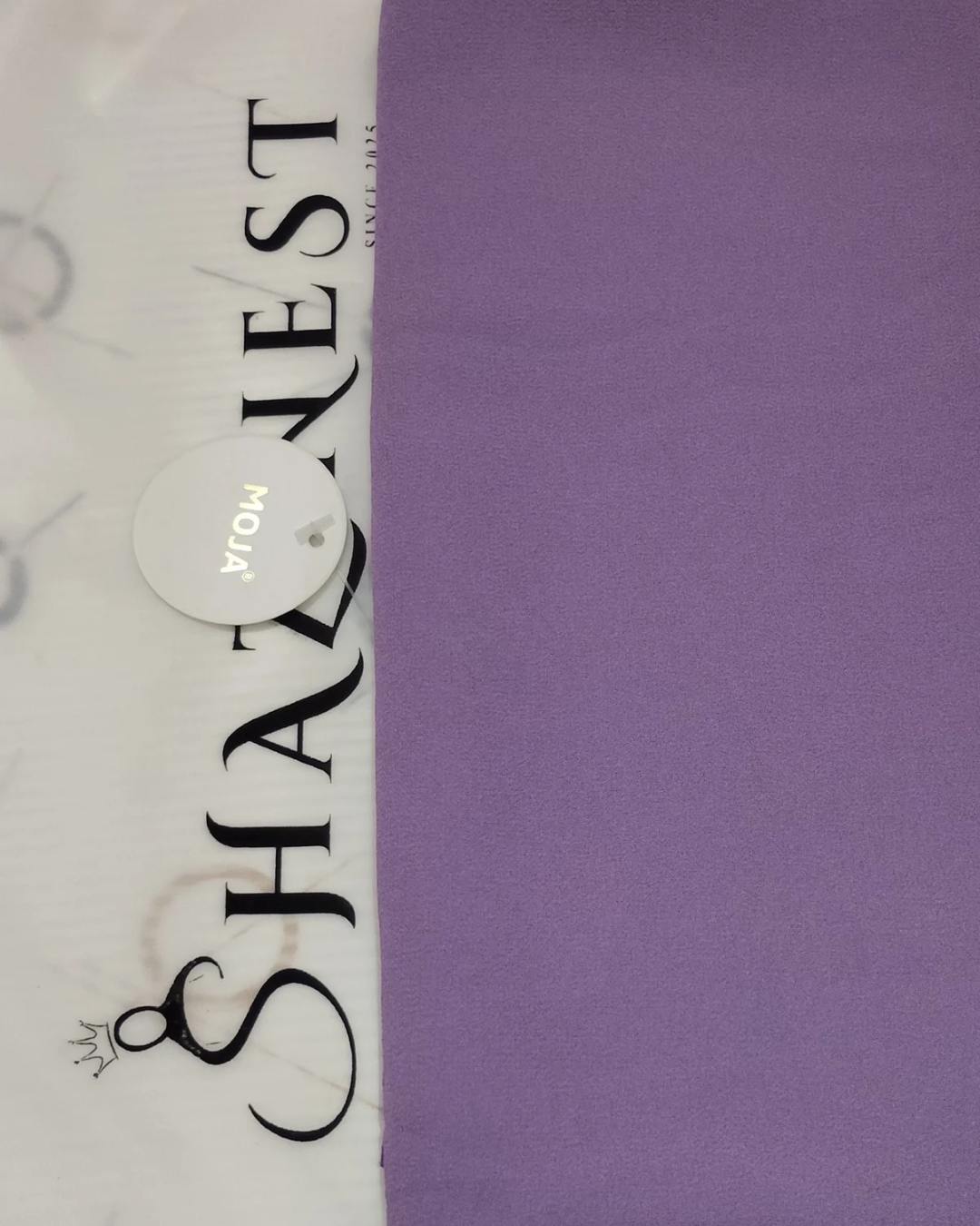 MOJA Malaysian Heavy Chiffon / Georgette Hijab – Lavender [2m Big Size]