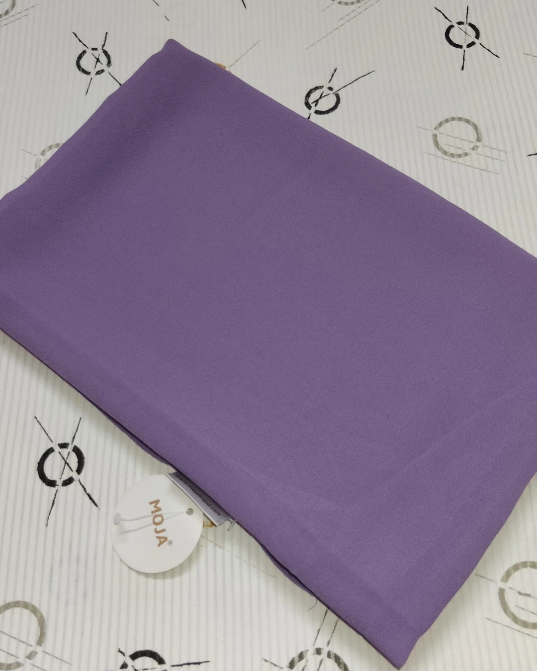 MOJA Malaysian Heavy Chiffon / Georgette Hijab – Lavender [2m Big Size]