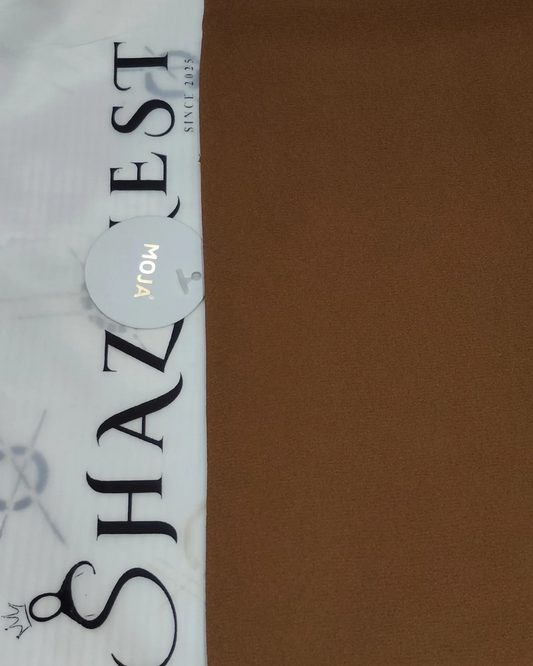 MOJA Malaysian Heavy Chiffon / Georgette Hijab – Espresso [2m Big Size]