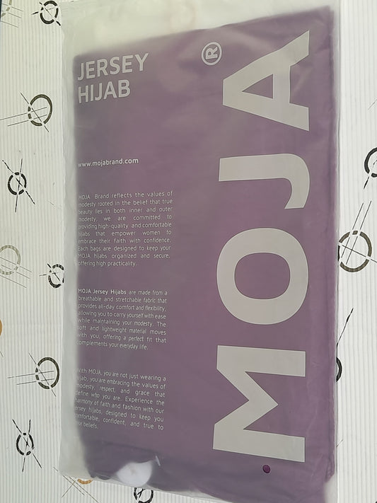 Moja Jersey Hijab – Lavender | Soft, Stretchable & Elegant