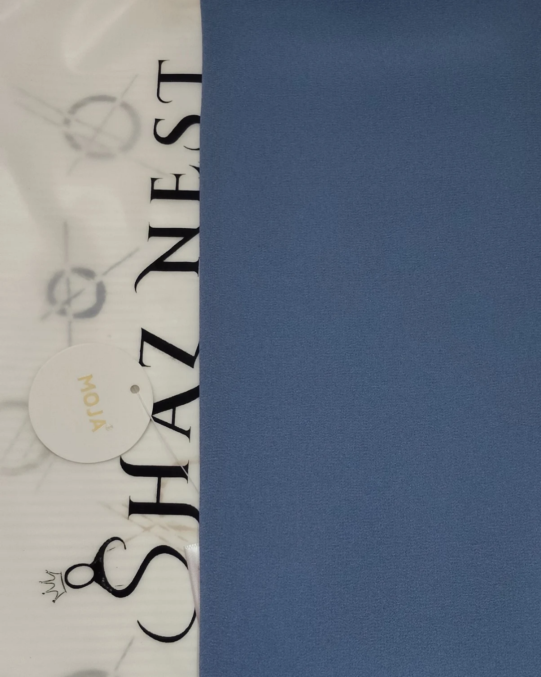 MOJA Malaysian Heavy Chiffon / Georgette Hijab – Denim [2m Big Size]