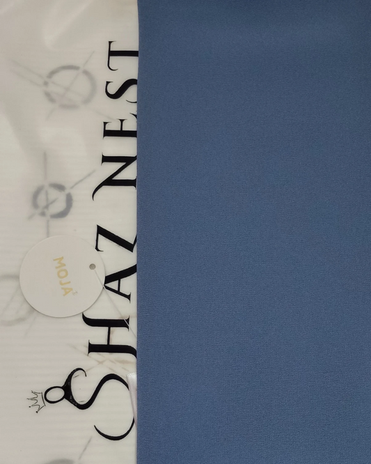 MOJA Malaysian Heavy Chiffon / Georgette Hijab – Denim [2m Big Size]