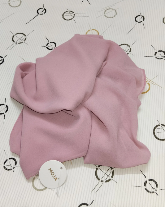 MOJA Malaysian Heavy Chiffon / Georgette Hijab – Valentine [2m Big Size]
