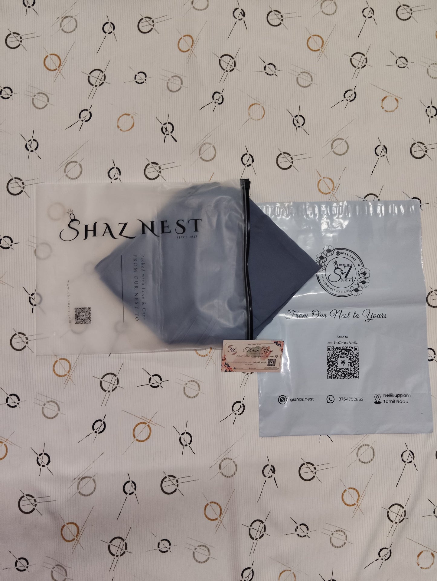 Premium Regular Heavy Chiffon ~ Slate Blue Grey  | Lightweight