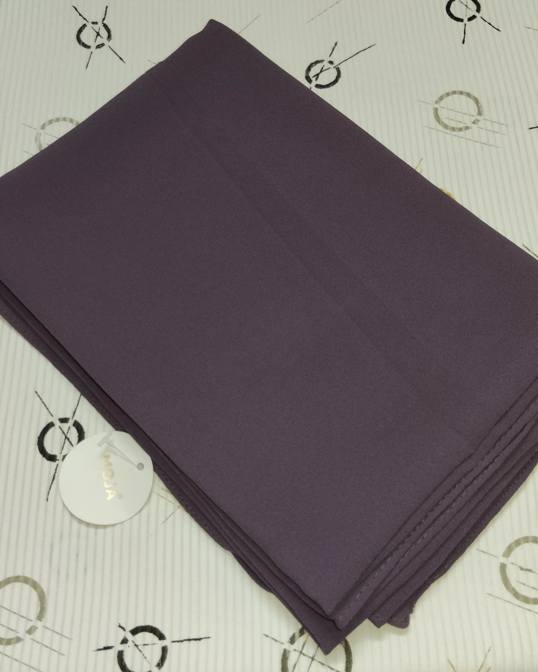 MOJA Malaysian Heavy Chiffon / Georgette Hijab – Dusty Lavender [2m Big Size]