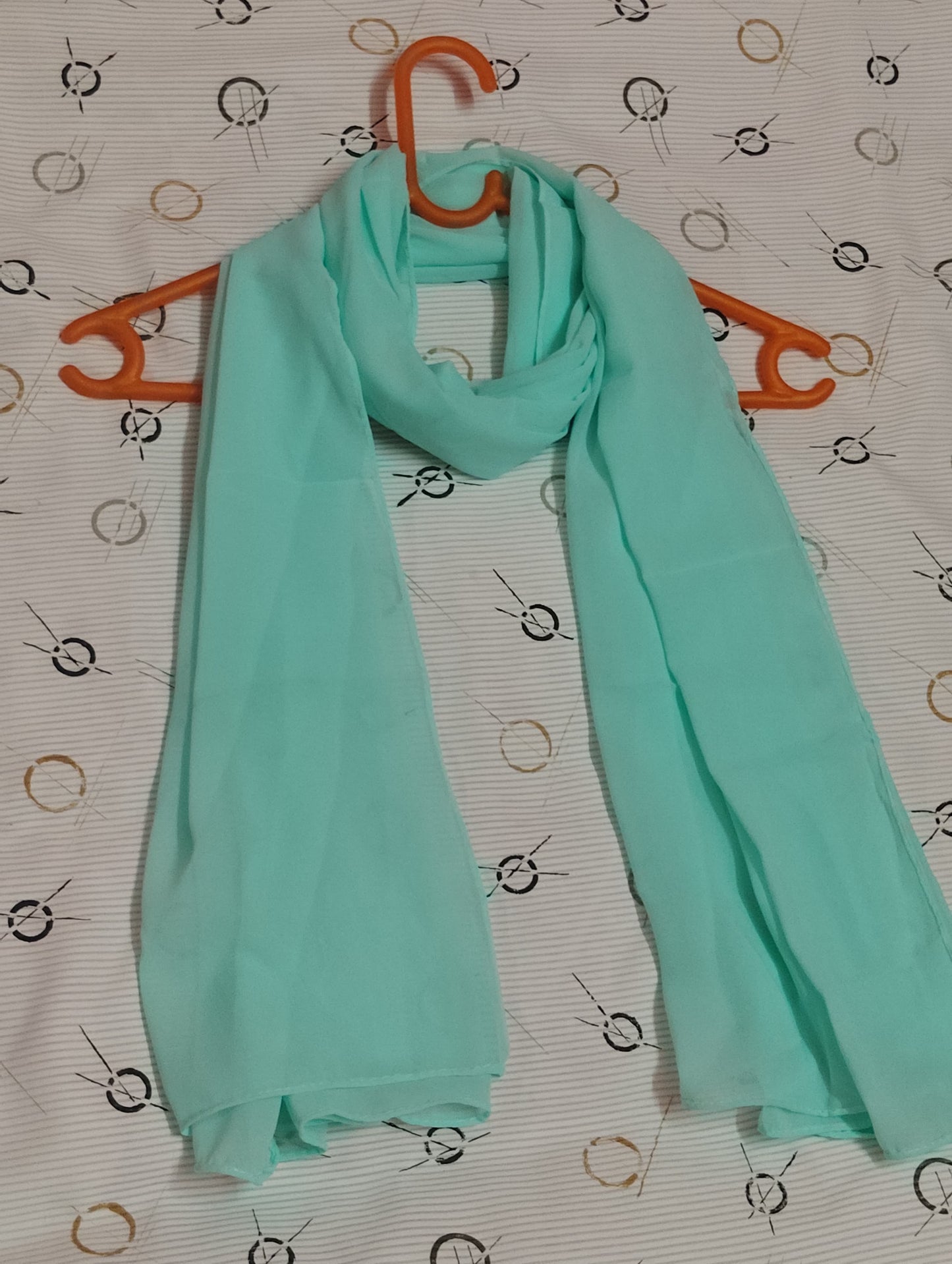 Premium Regular Heavy Chiffon ~ Soft Teal
 | Lightweight