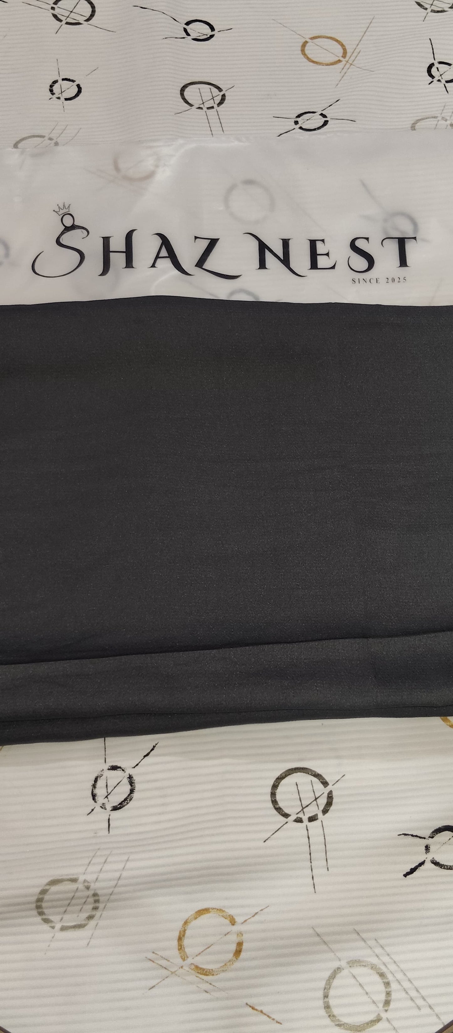 🛍️ Bubble Satin Hijab – Charcoal Mist | Soft Gloss Elegant Drape (Regular Size)