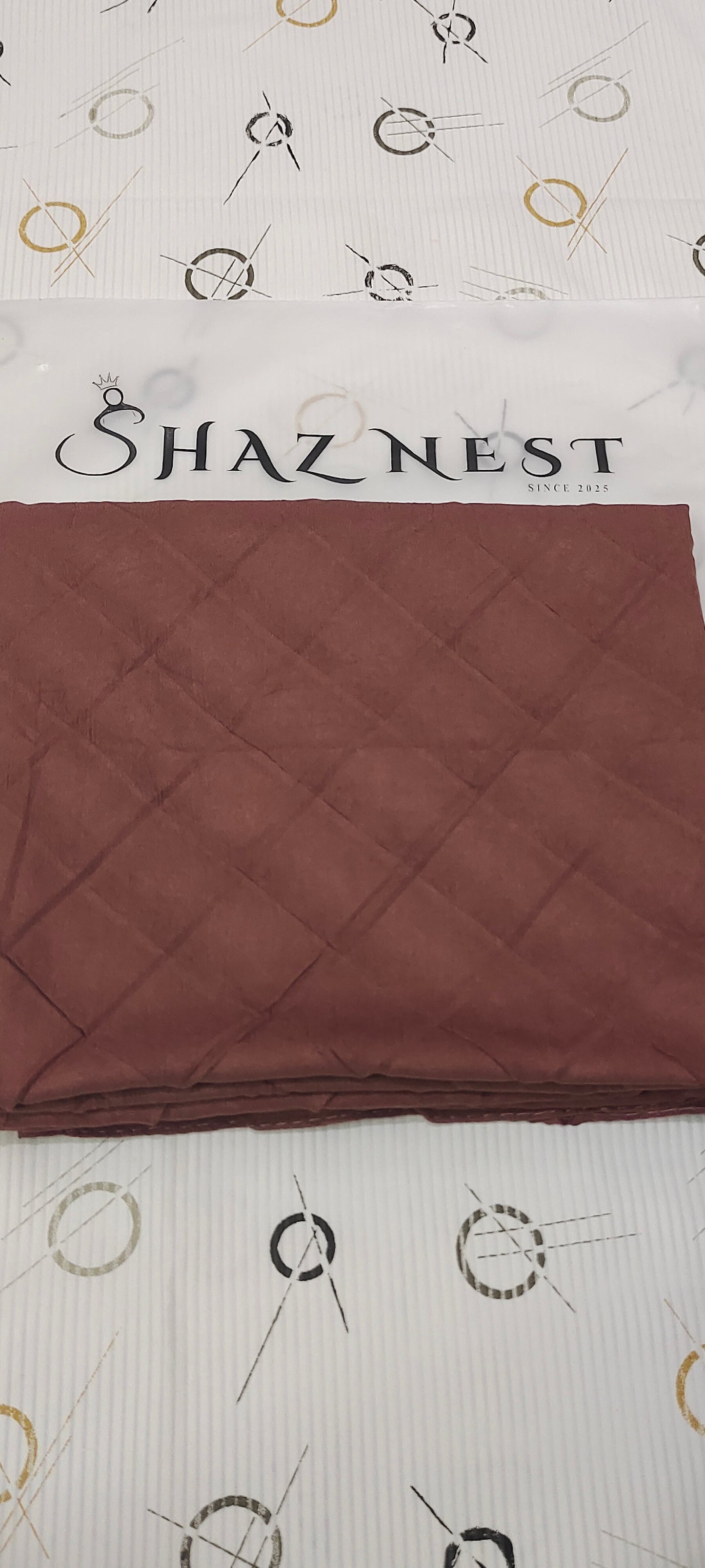 Modal Cotton Crush Hijab – 2 Meter | Cocoa Brown