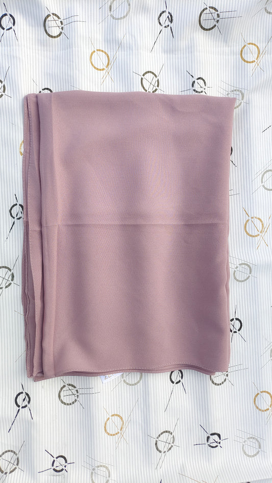 Zera Stretch Cotton Hijab – Dusty Rose (2m)