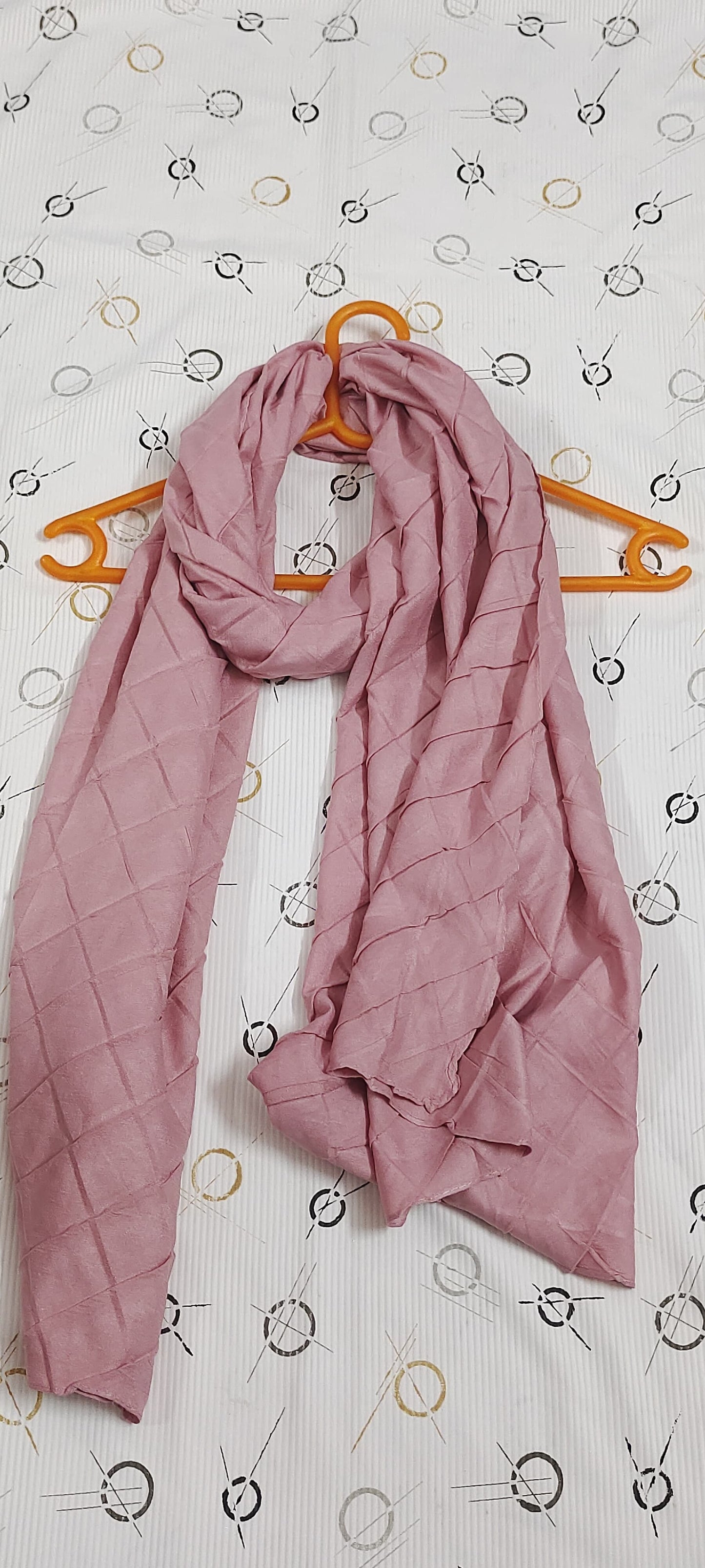Modal Cotton Crush Hijab – 2 Meter | Mauve Rose