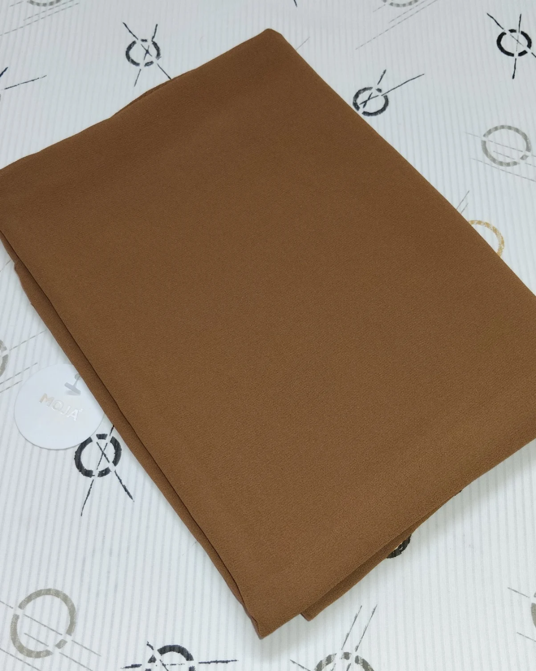 MOJA Malaysian Heavy Chiffon / Georgette Hijab – Espresso [2m Big Size]