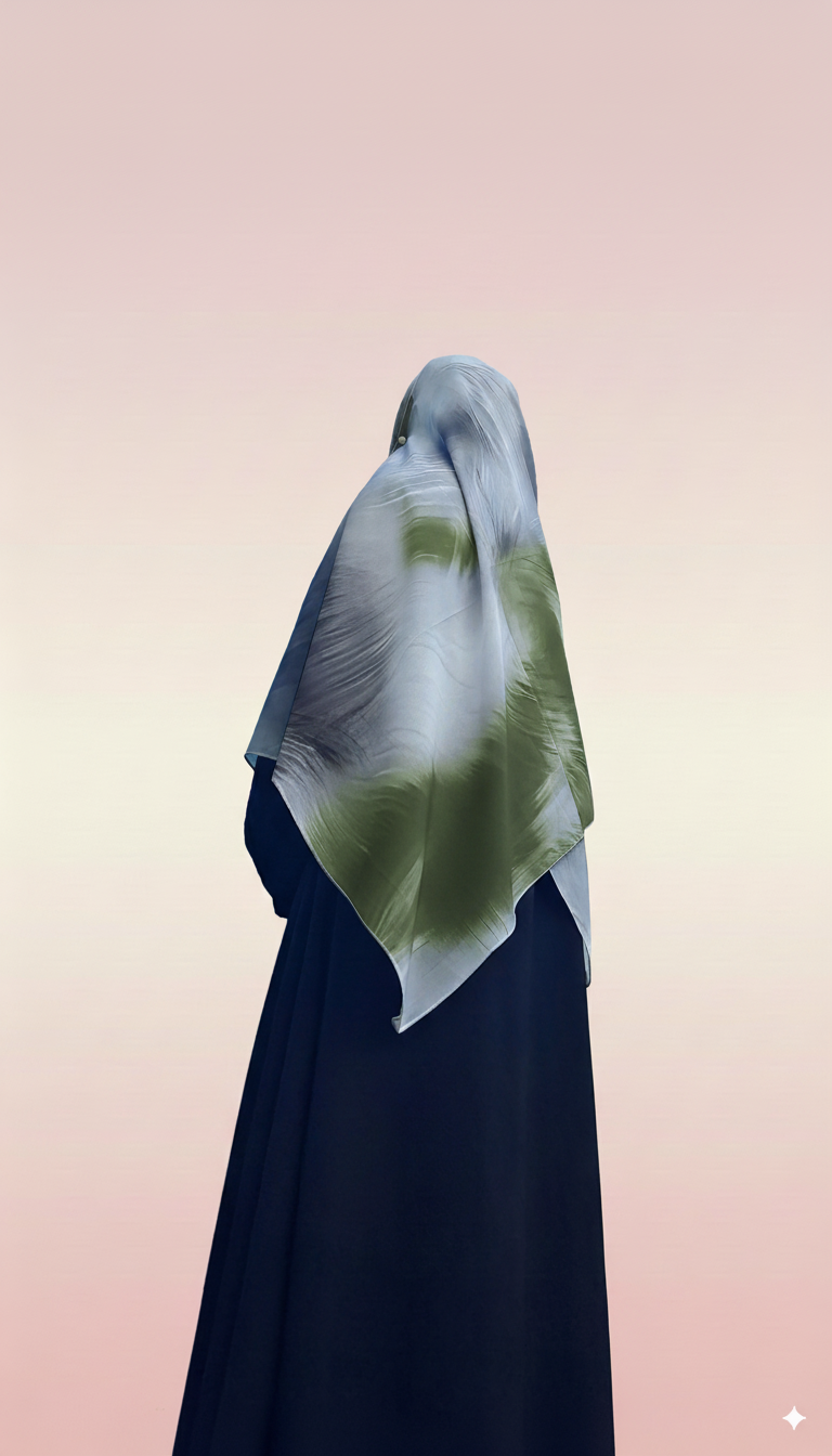 Forest Haze – Malaysian Printed Heavy Chiffon Hijab (2m)