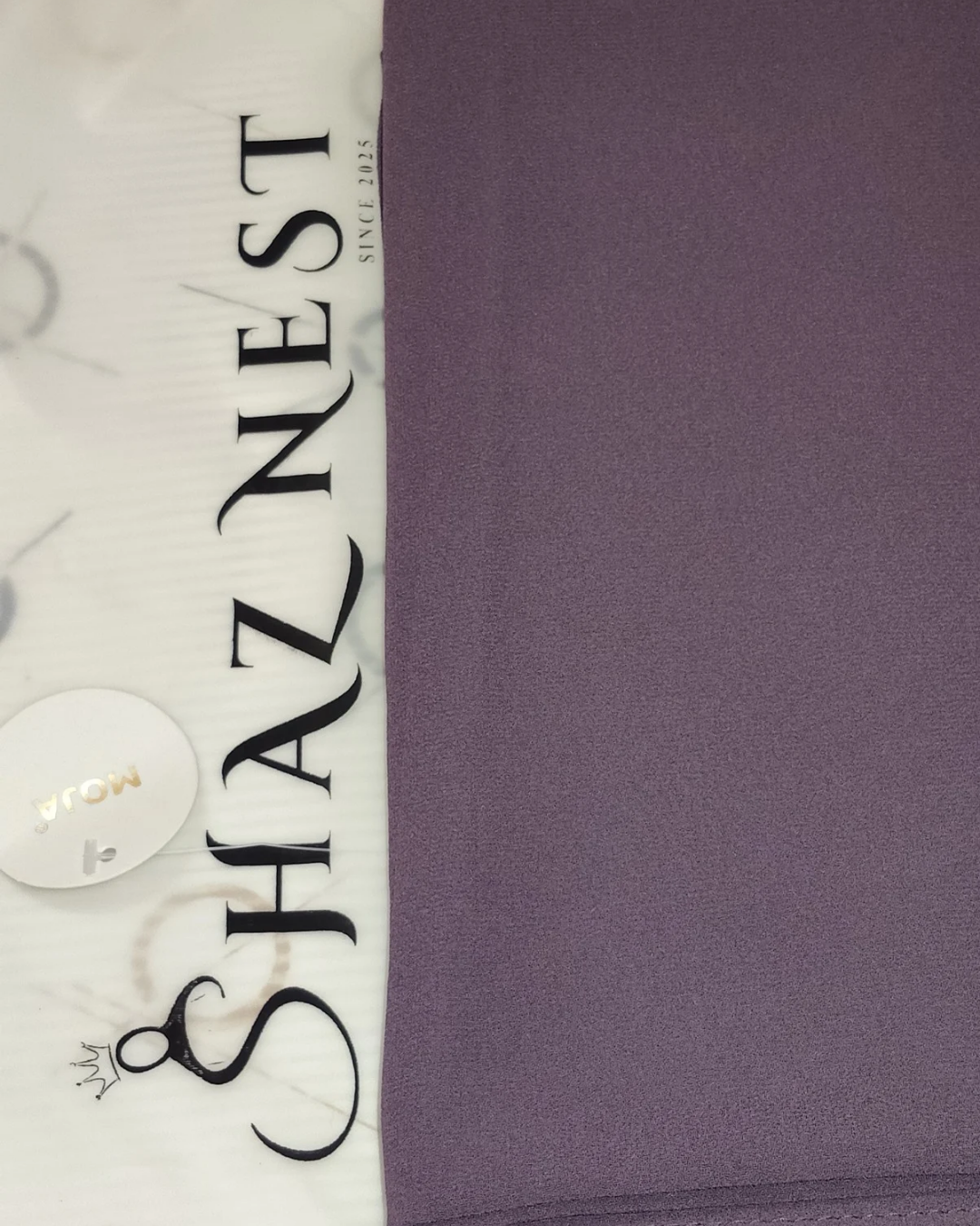MOJA Malaysian Heavy Chiffon / Georgette Hijab – Dusty Lavender [2m Big Size]