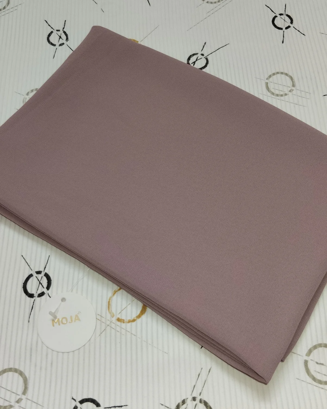 MOJA Malaysian Heavy Chiffon / Georgette Hijab – Lavender Mist [2m Big Size]