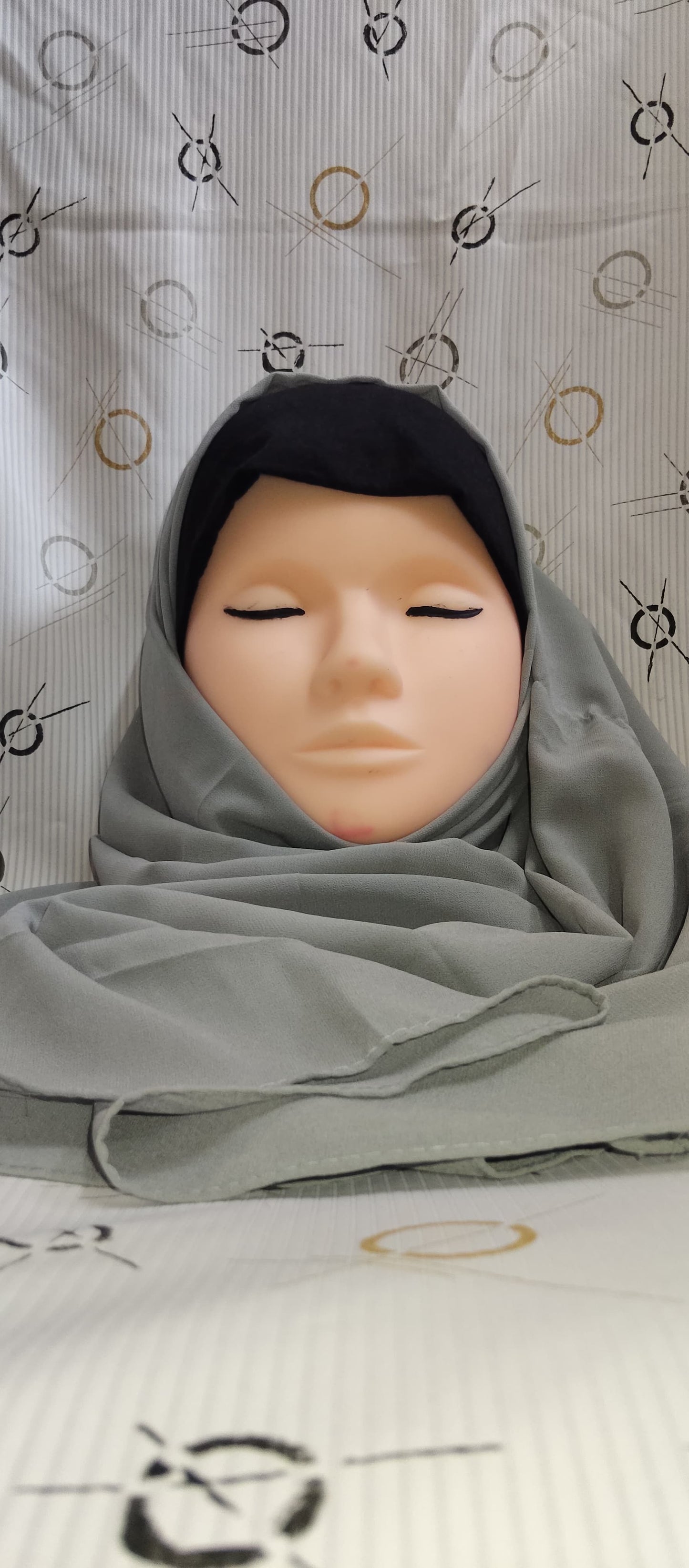 Premium Regular Heavy Chiffon ~ Silver Ash | Lightweight