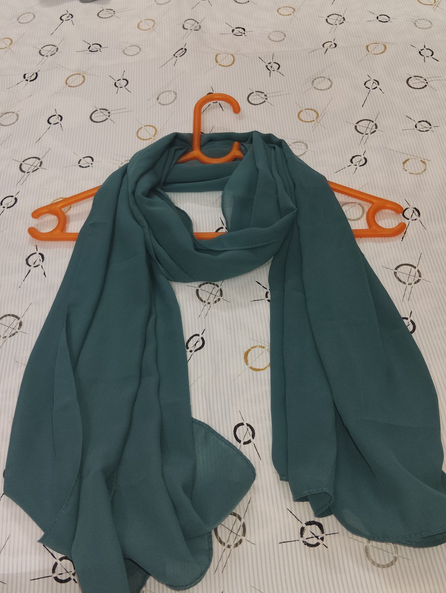 Premium Regular Heavy Chiffon ~ Emerald Dusk | Lightweight