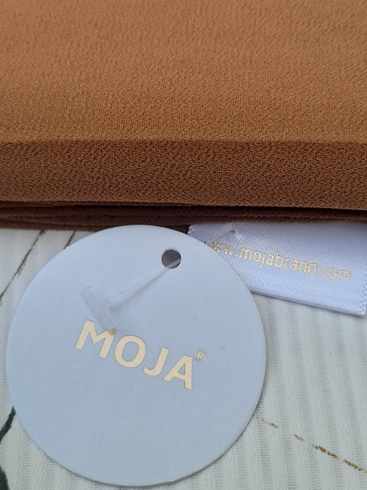 Moja Georgette/Chiffon Hijab – Chocolat | Lightweight, Flowing & Elegant